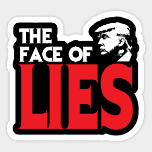 The Face Of Lies Sticker